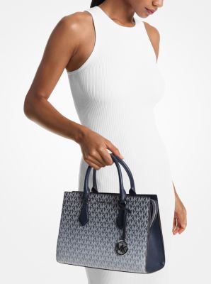 Sheila Medium Ombré Signature Logo Satchel - Image 9