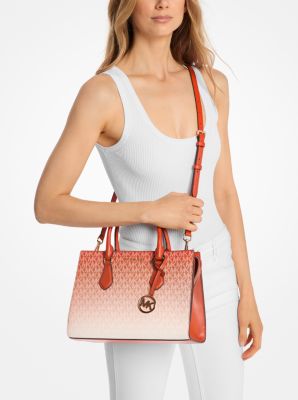 Sheila Medium Ombré Signature Logo Satchel - Image 4