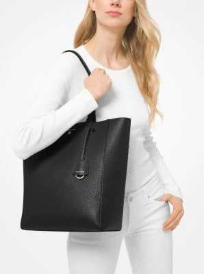 Sinclair Large Pebbled Leather Tote Bag - Image 4