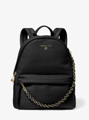 Slater Medium Pebbled Leather Backpack - Image 29