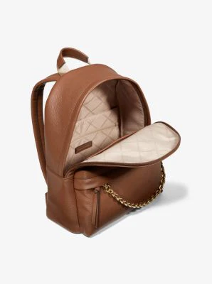Slater Medium Pebbled Leather Backpack - Image 3