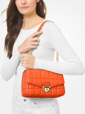SoHo Large Quilted Leather Shoulder Bag - Image 20