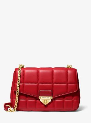 SoHo Large Quilted Leather Shoulder Bag - Image 33