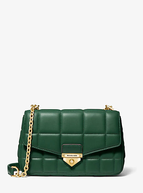 SoHo Large Quilted Leather Shoulder Bag - Image 37