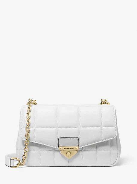 SoHo Large Quilted Leather Shoulder Bag - Image 6
