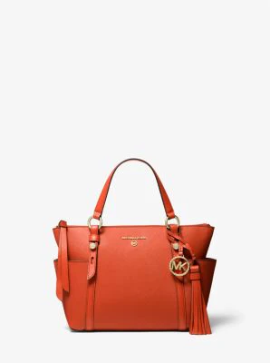 Sullivan Small Saffiano Leather Top-Zip Tote Bag - Image 22