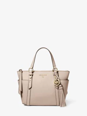 Sullivan Small Saffiano Leather Top-Zip Tote Bag - Image 48