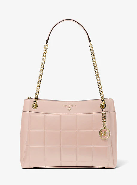 Susan Medium Quilted Leather Shoulder Bag - Image 10
