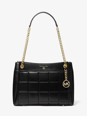 Susan Medium Quilted Leather Shoulder Bag - Image 6