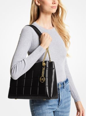 Susan Medium Quilted Leather Shoulder Bag - Image 8