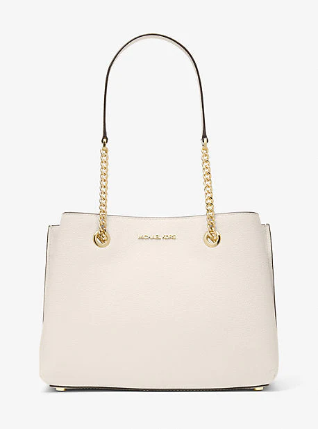 Teagan Large Pebbled Leather Shoulder Bag