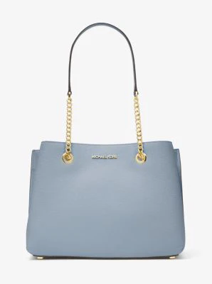 Teagan Large Pebbled Leather Shoulder Bag - Image 34