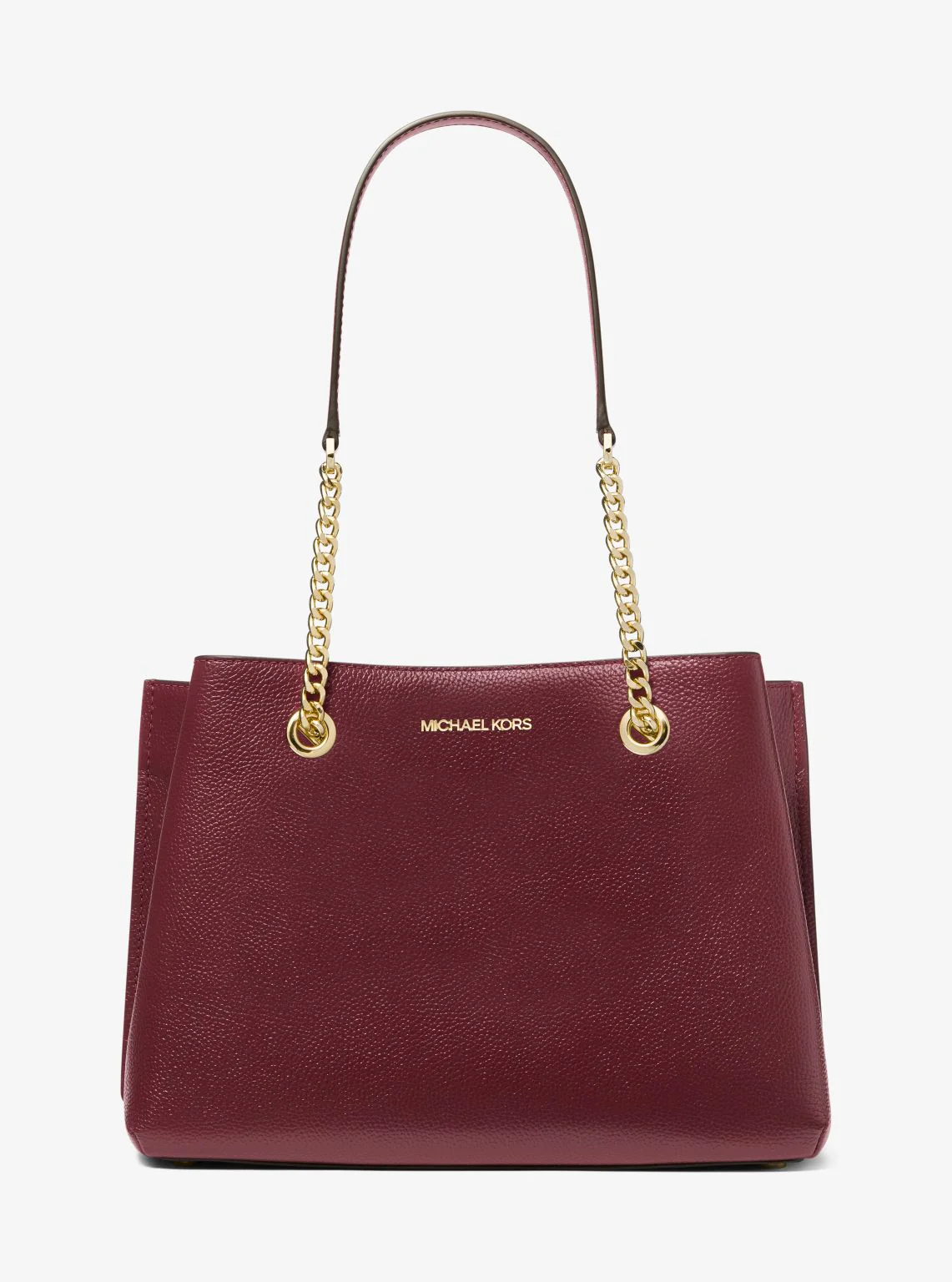 Teagan Large Pebbled Leather Shoulder Bag - Image 41