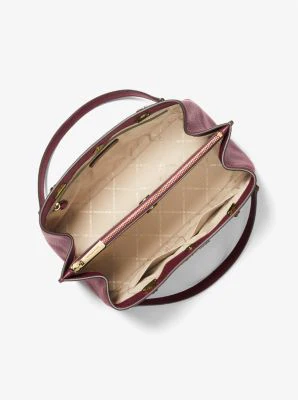 Teagan Large Pebbled Leather Shoulder Bag - Image 43
