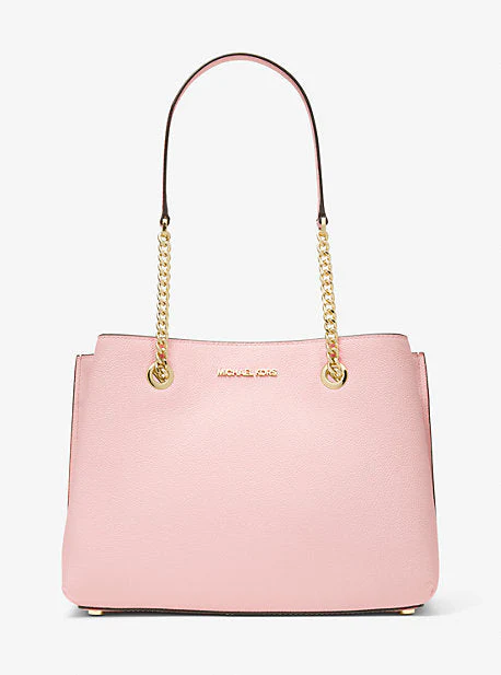 Teagan Large Pebbled Leather Shoulder Bag - Image 9