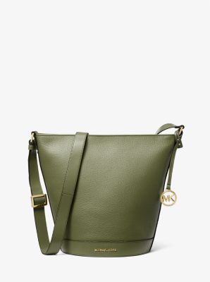 Townsend Medium Pebbled Leather Messenger Bag - Image 22
