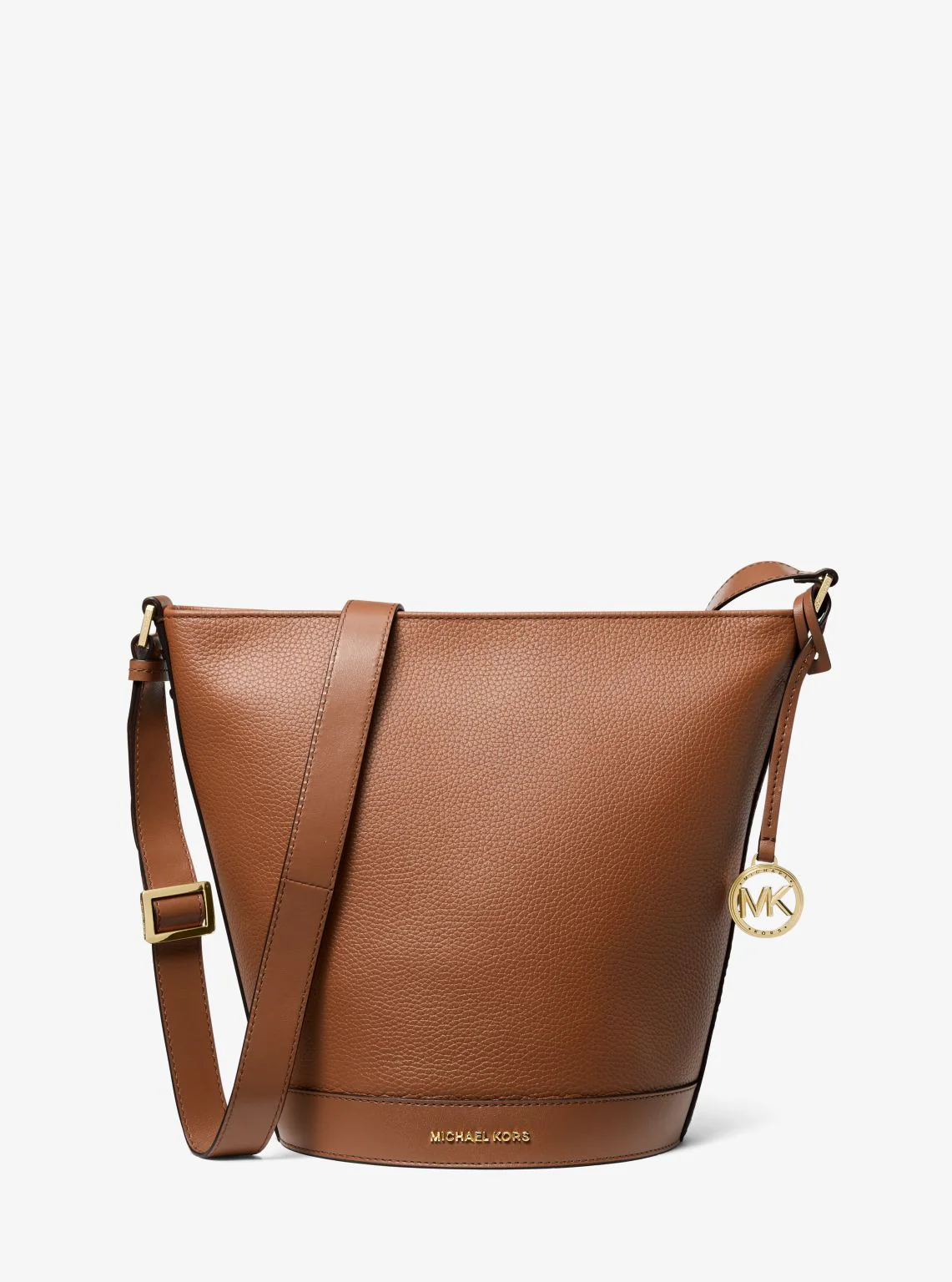 Townsend Medium Pebbled Leather Messenger Bag - Image 25