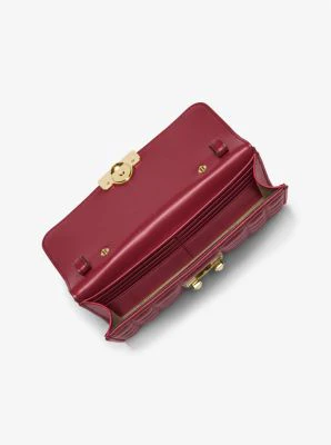 Tribeca Large Leather Convertible Crossbody Bag - Image 18