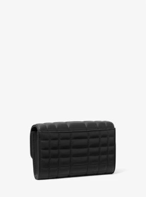 Tribeca Large Leather Convertible Crossbody Bag - Image 9