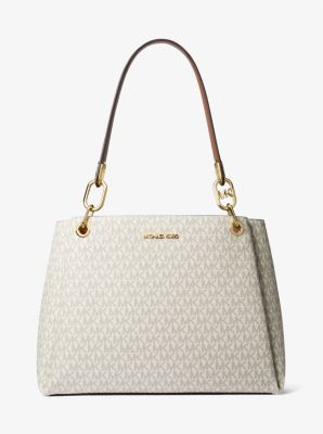 Trisha Large Logo Shoulder Bag - Image 18