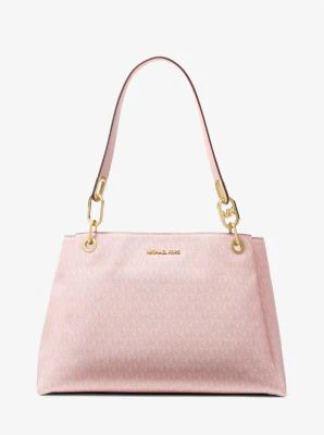 Trisha Large Logo Shoulder Bag - Image 2