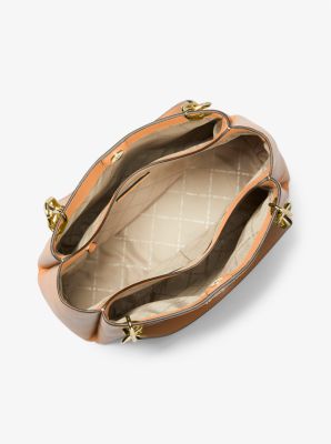 Trisha Large Pebbled Leather Shoulder Bag - Image 19