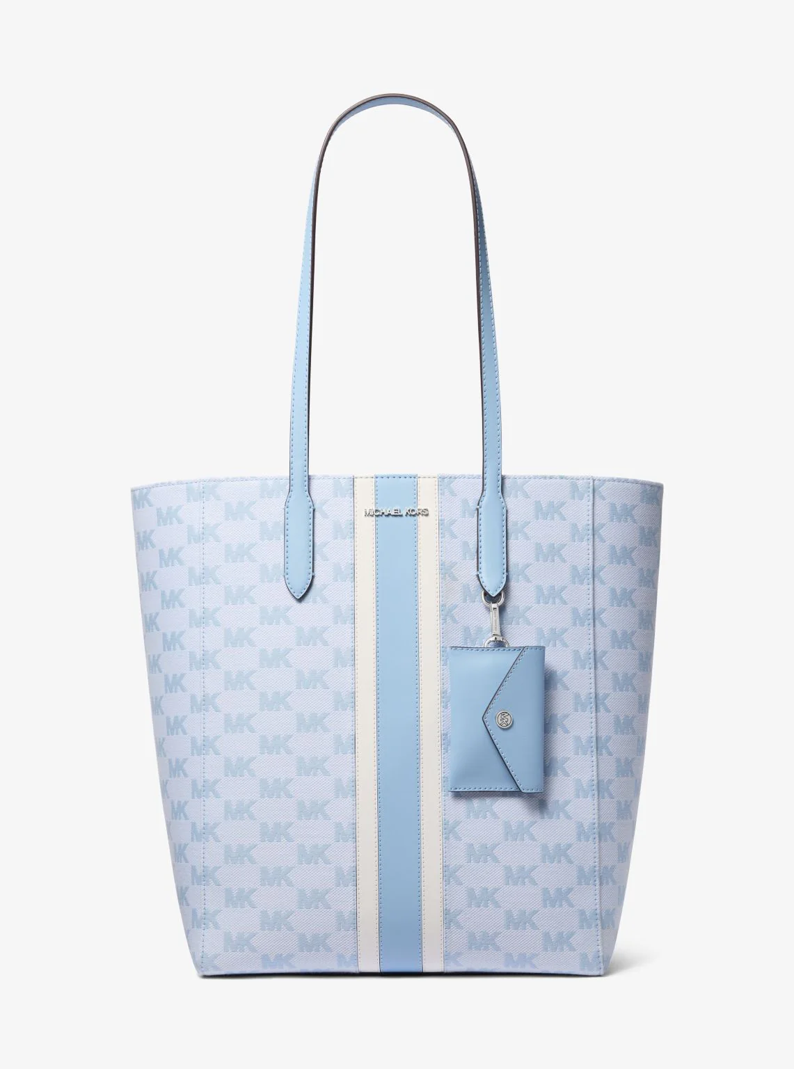 Vincent Large Logo Jacquard Tote Bag with Card Case - Image 10