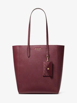 Vincent Large Saffiano Leather Tote Bag With Card Case - Image 2
