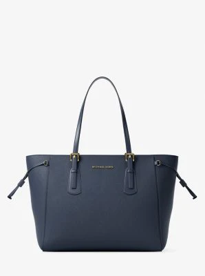 Voyager Large Saffiano Leather Tote Bag - Image 9
