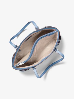 Voyager Large Saffiano Leather Tote Bag - Image 11