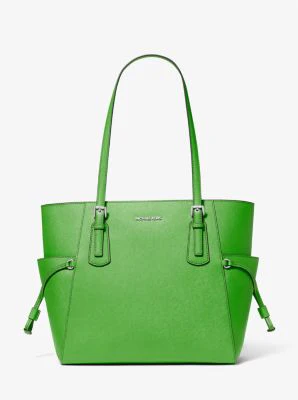 Voyager Large Saffiano Leather Tote Bag - Image 6