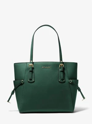 Voyager Small Saffiano Leather Tote Bag - Image 17