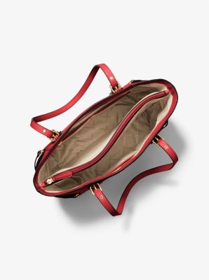 Voyager Small Saffiano Leather Tote Bag - Image 6